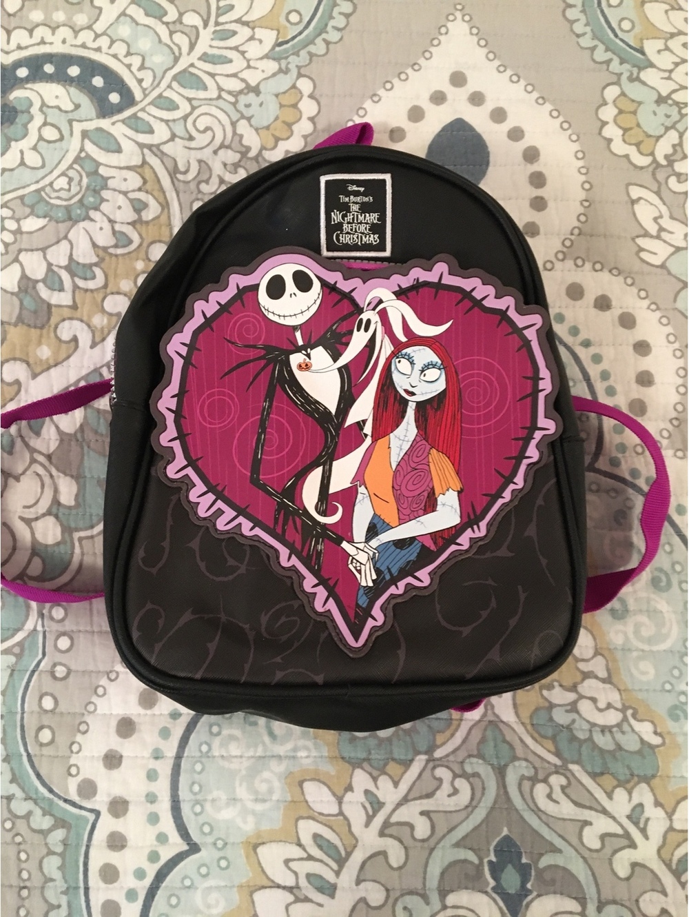 The Nightmare Before Christmas Jack and Sally Mini Backpack